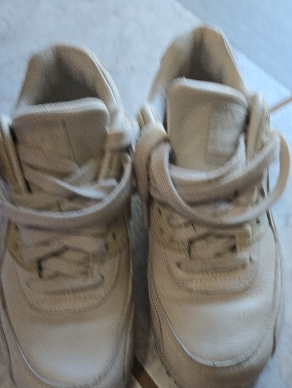 Nike Women's Beige/Tan Athletic Sneakers